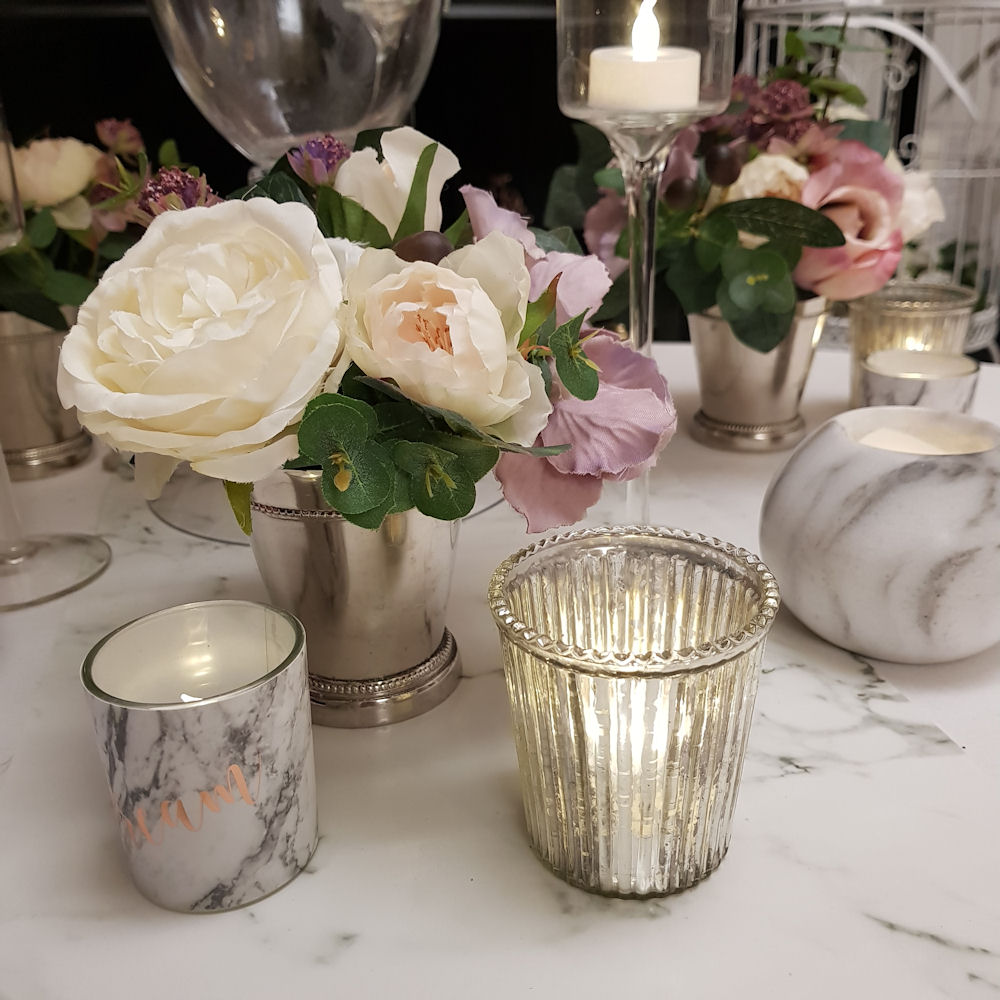 Marble Tea Light Holder 3