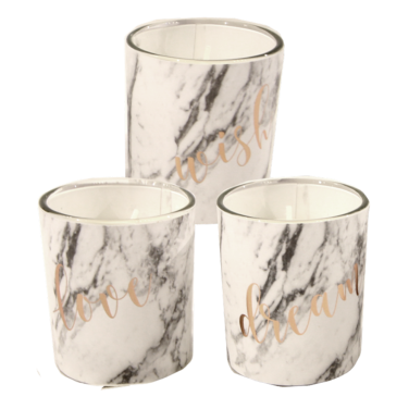 Marble Tea Light Holders