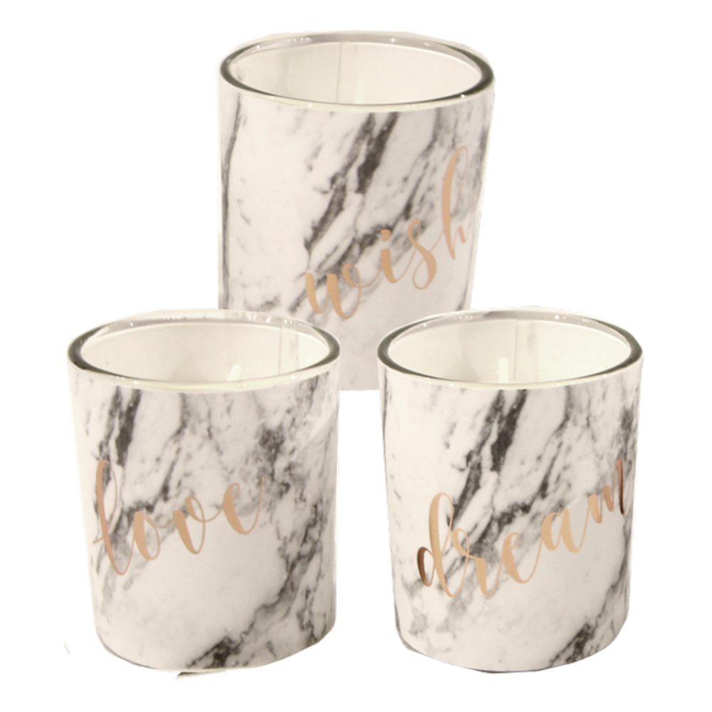 Marble Tea Light Holders