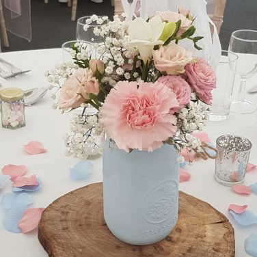 Pastel Pastle Mason Jar Hire