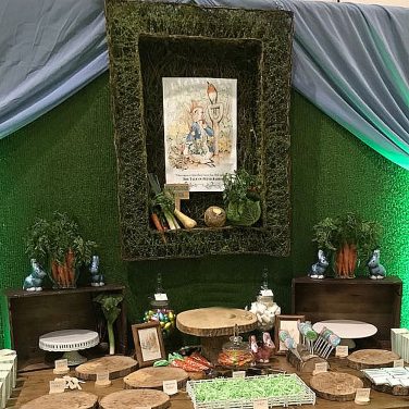 Rustic Moss Frame at Peter Rabbit themed event