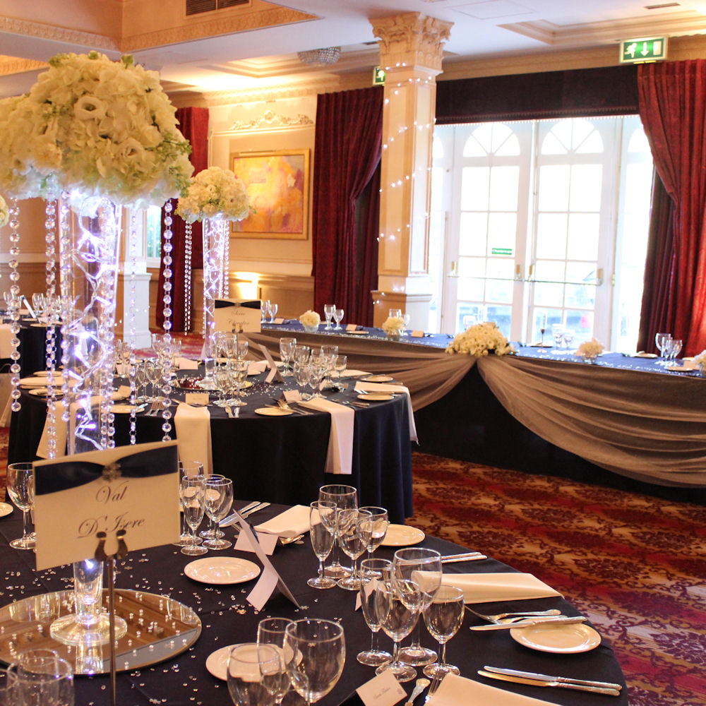 Navy Blue Tablecloth 7
