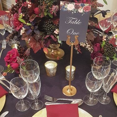 Table Number Holders