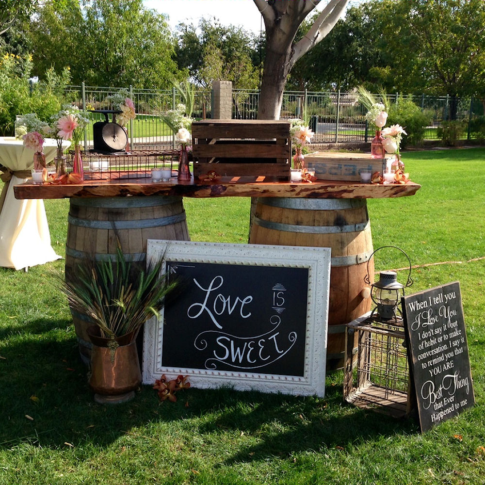 Vintage Oak Whiskey Barrel Hire