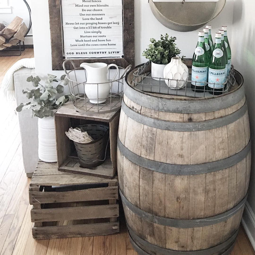 Vintage Oak Whiskey Barrel Hire