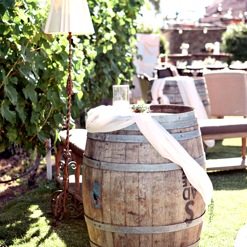 Vintage Oak Whiskey Barrel Hire