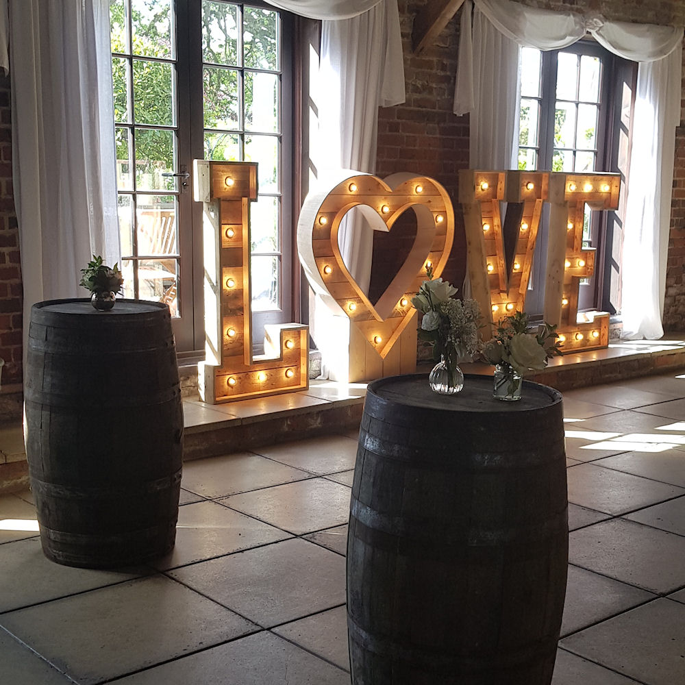 Vintage Oak Whiskey Barrel Hire