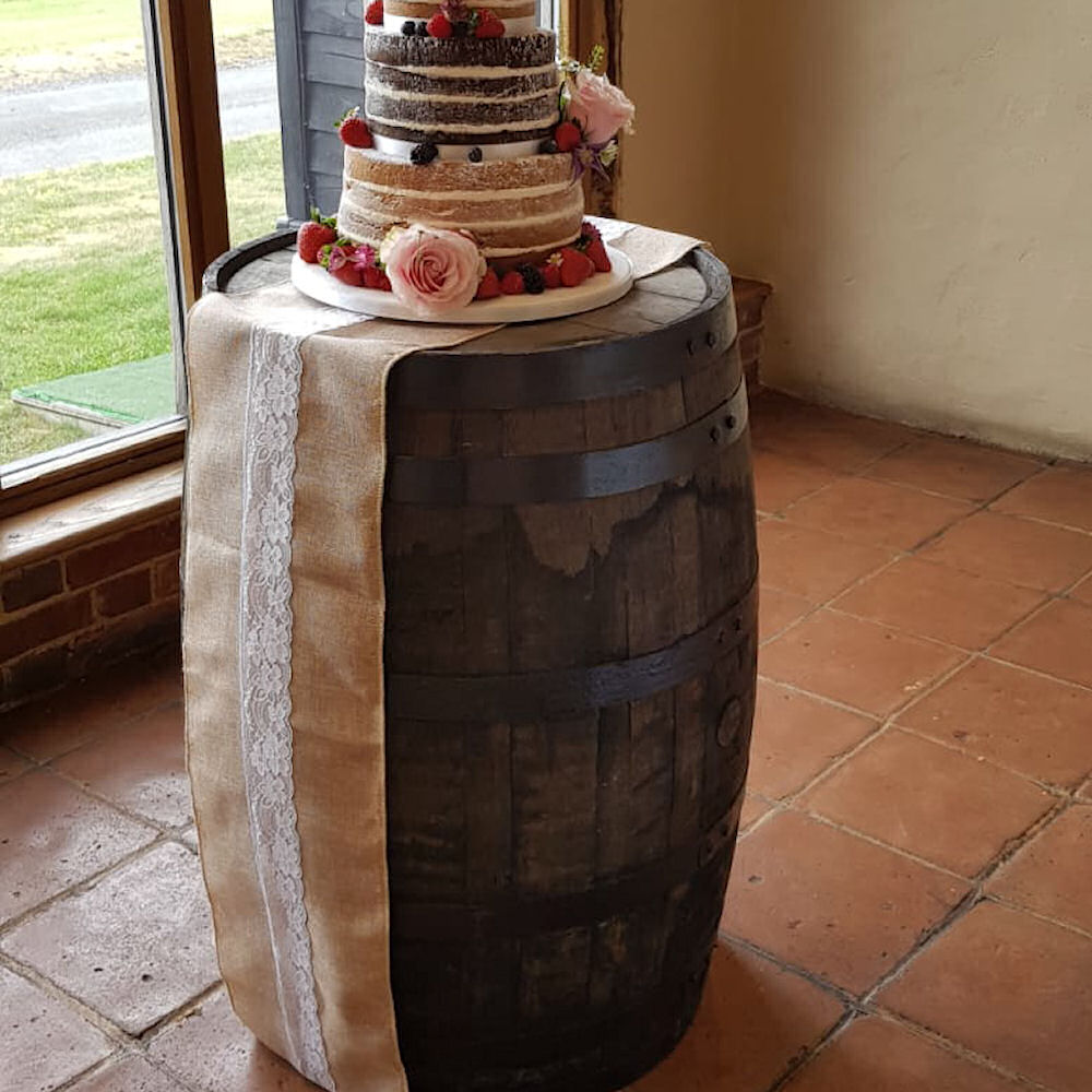 Vintage Oak Whiskey Barrel Hire