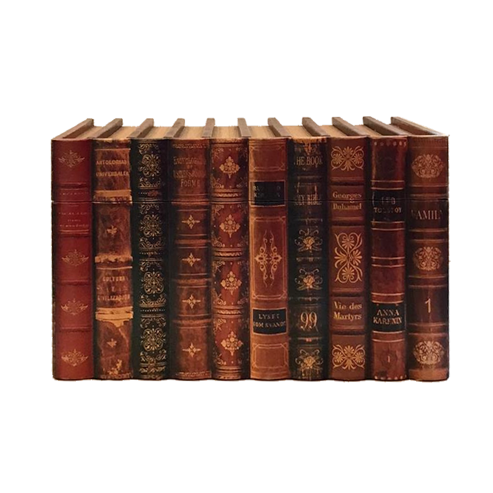 Old Books Card Box