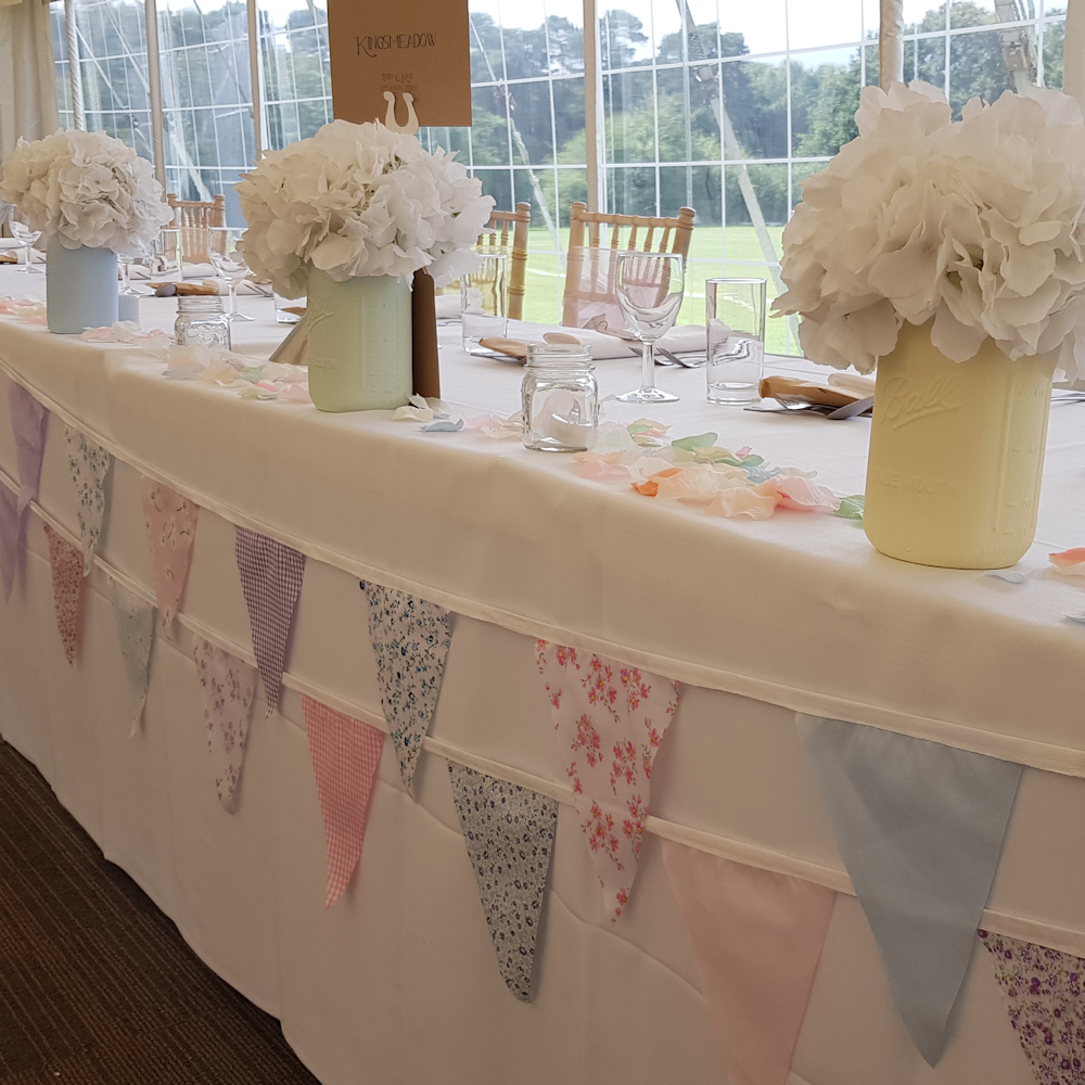 Pastel Pastle Mason Jar Hire