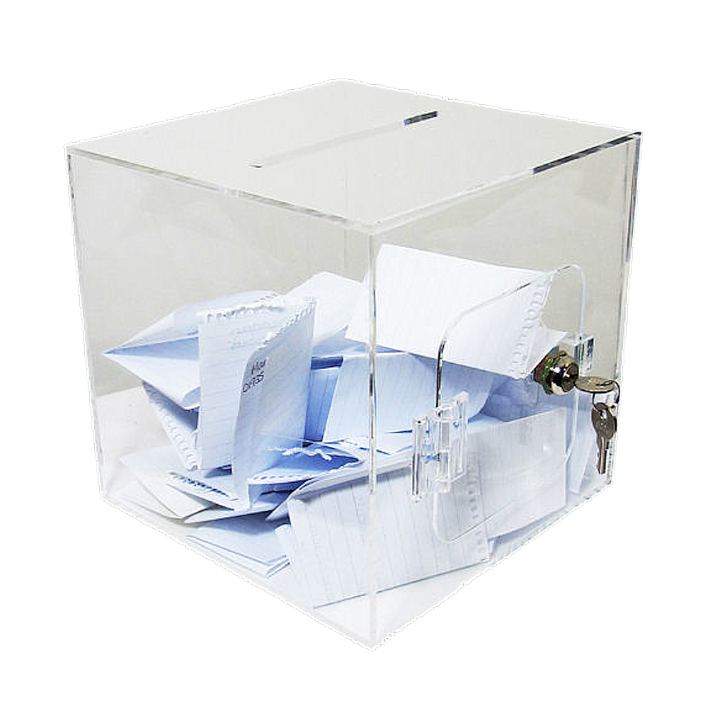 Perspex Card Box
