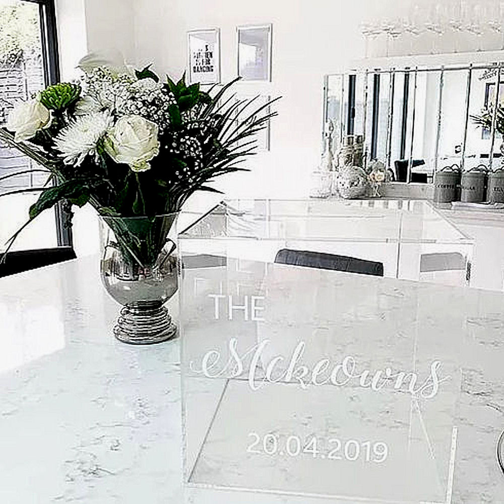 Perspex Card Box