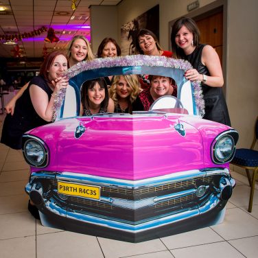 Pink Cadillac Cardboard Cut Out