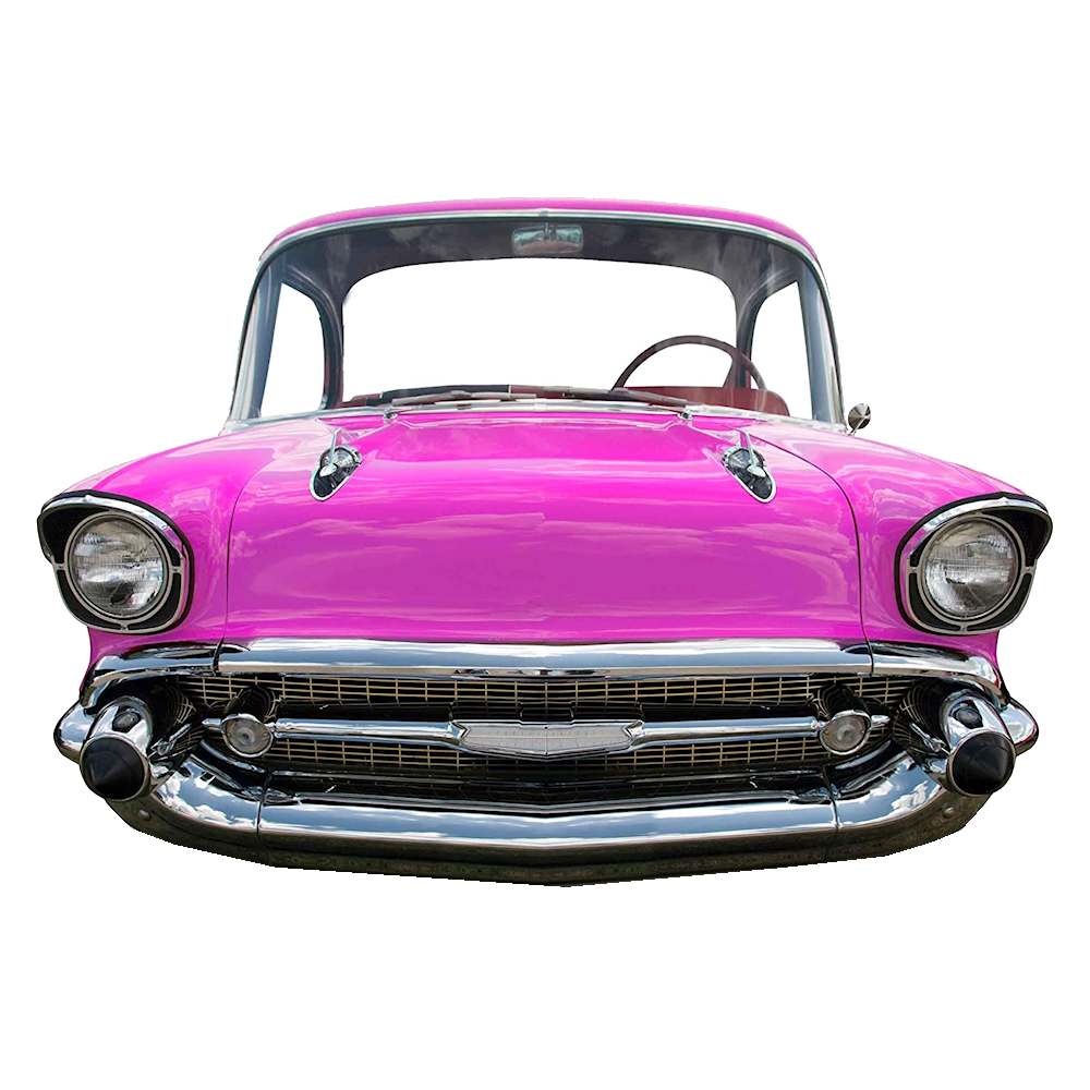 Pink Cadillac Cardboard Cut Out