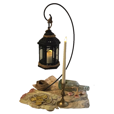Pirate Themed Centrepiece with Lantern