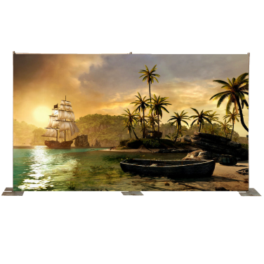 Pirate Ship Island Backdrop