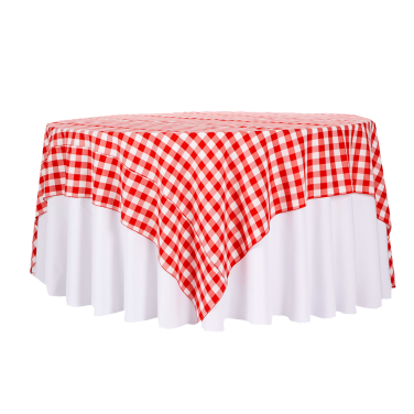 Red Gingham 90x90 Tablecloth