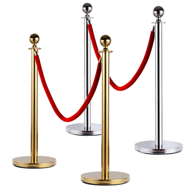 Rope and Post Barrier