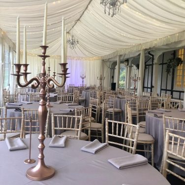 Rose Gold Candelabra 11