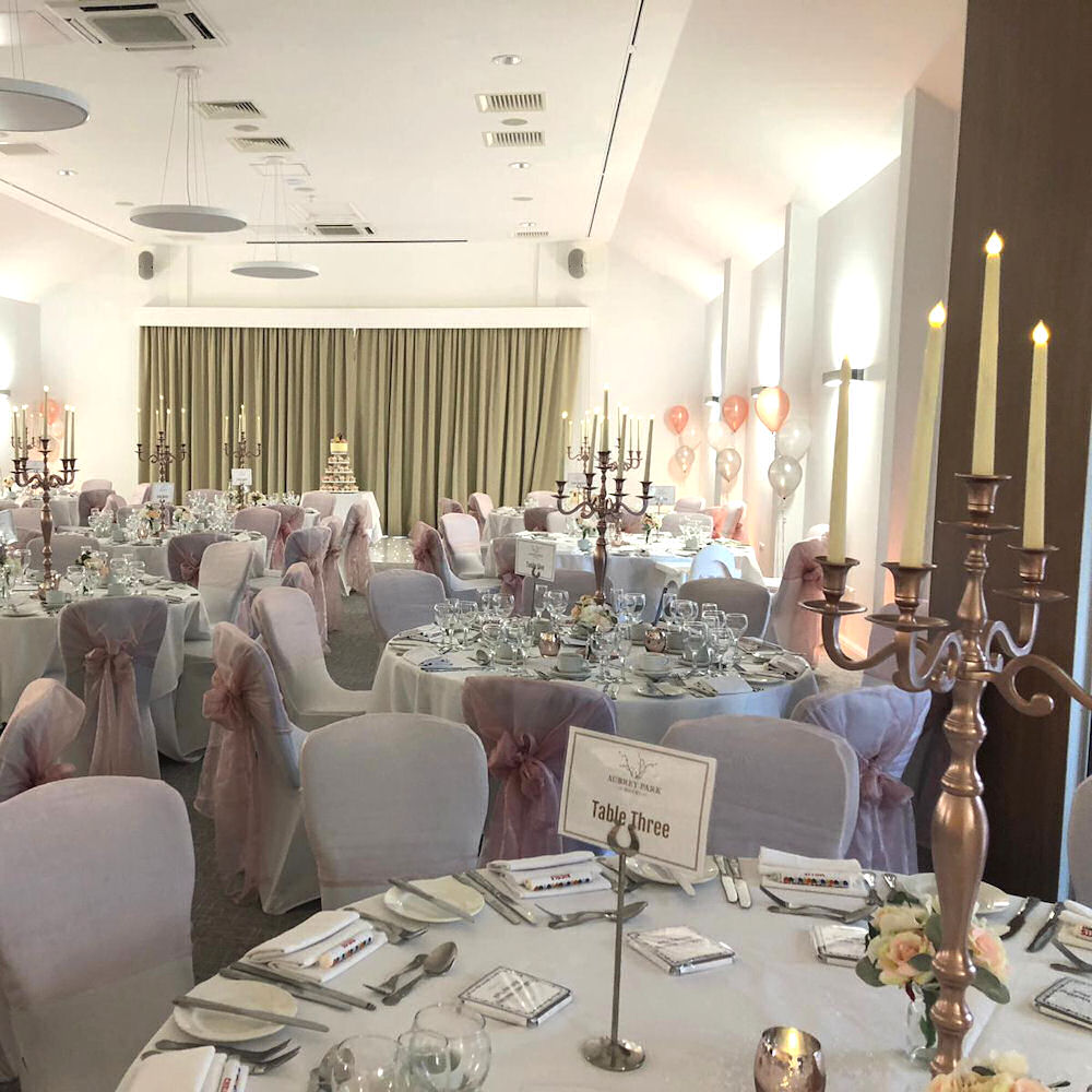 Rose Gold Candelabra 2