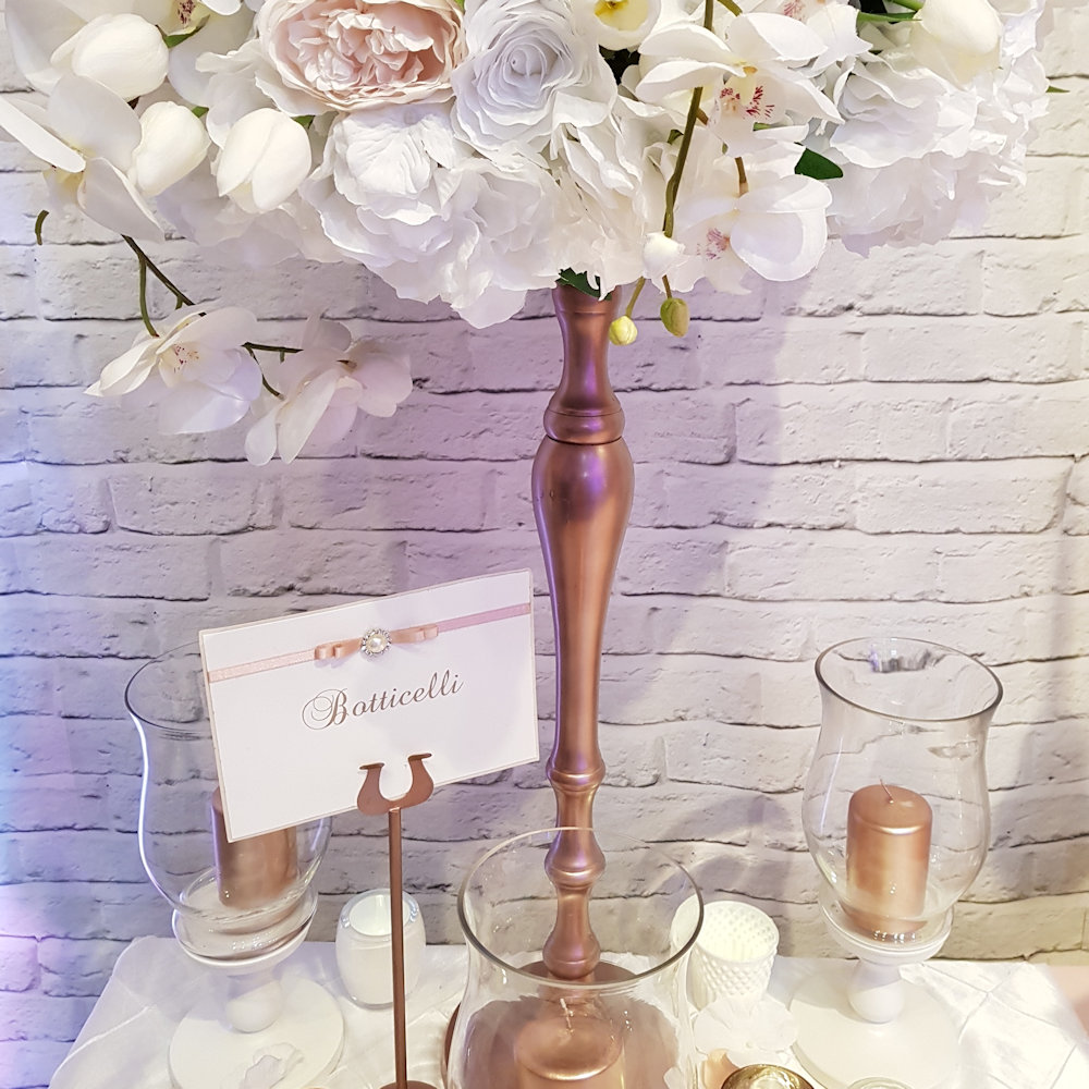 Rose Gold Candelabra Hire - Image 15
