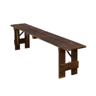 Rustic Wooden Bench Hire