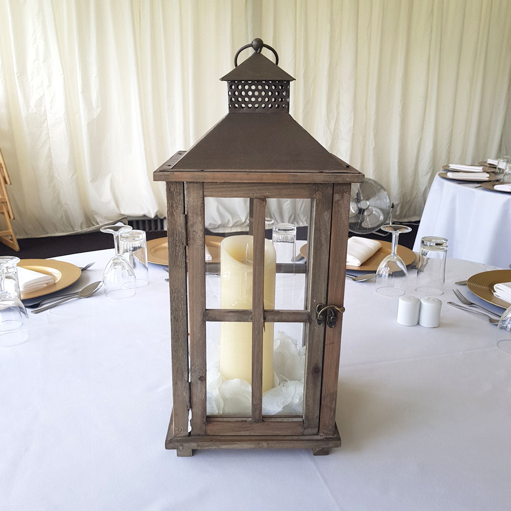 Rustic Wooden Lantern