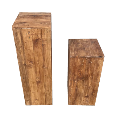 Rustic Wooden Plinths
