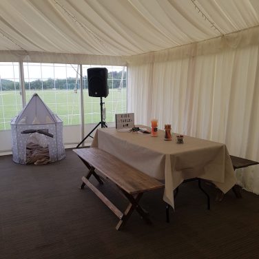 Grey kids tent