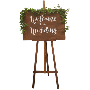 Welcome to our Wedding Rustic Wooden Sign