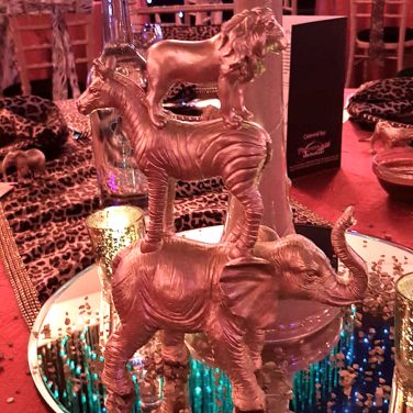 Stack of 3 Animals in Gold