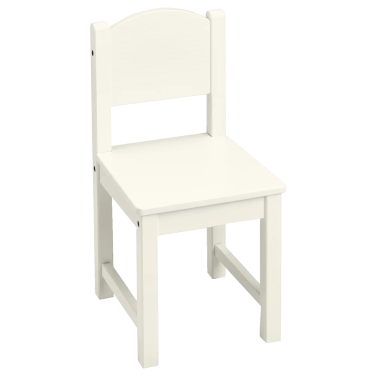 Kids Childrens White Chairs