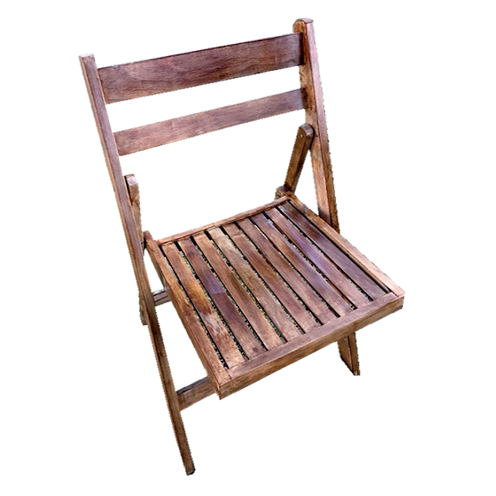 Vintage Wooden Folding Chair