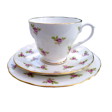 Vintage China Trio Cup, Plate, Saucer Hire