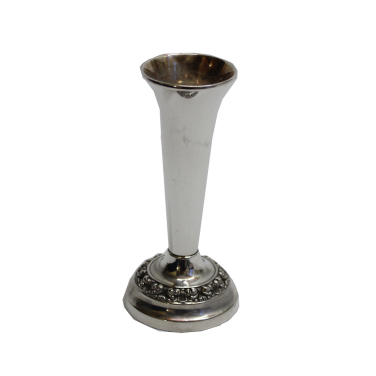 Vintage Silver Metal Bud Vase