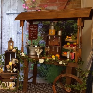 Rustic Cart Sweet Prosecco