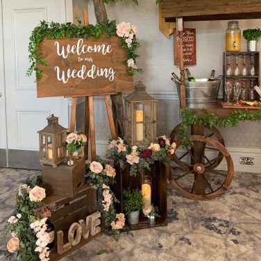 Welcome to our Wedding Rustic Wooden Sign