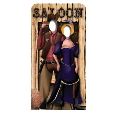 Western Saloon Prop Cardboard Cut Out