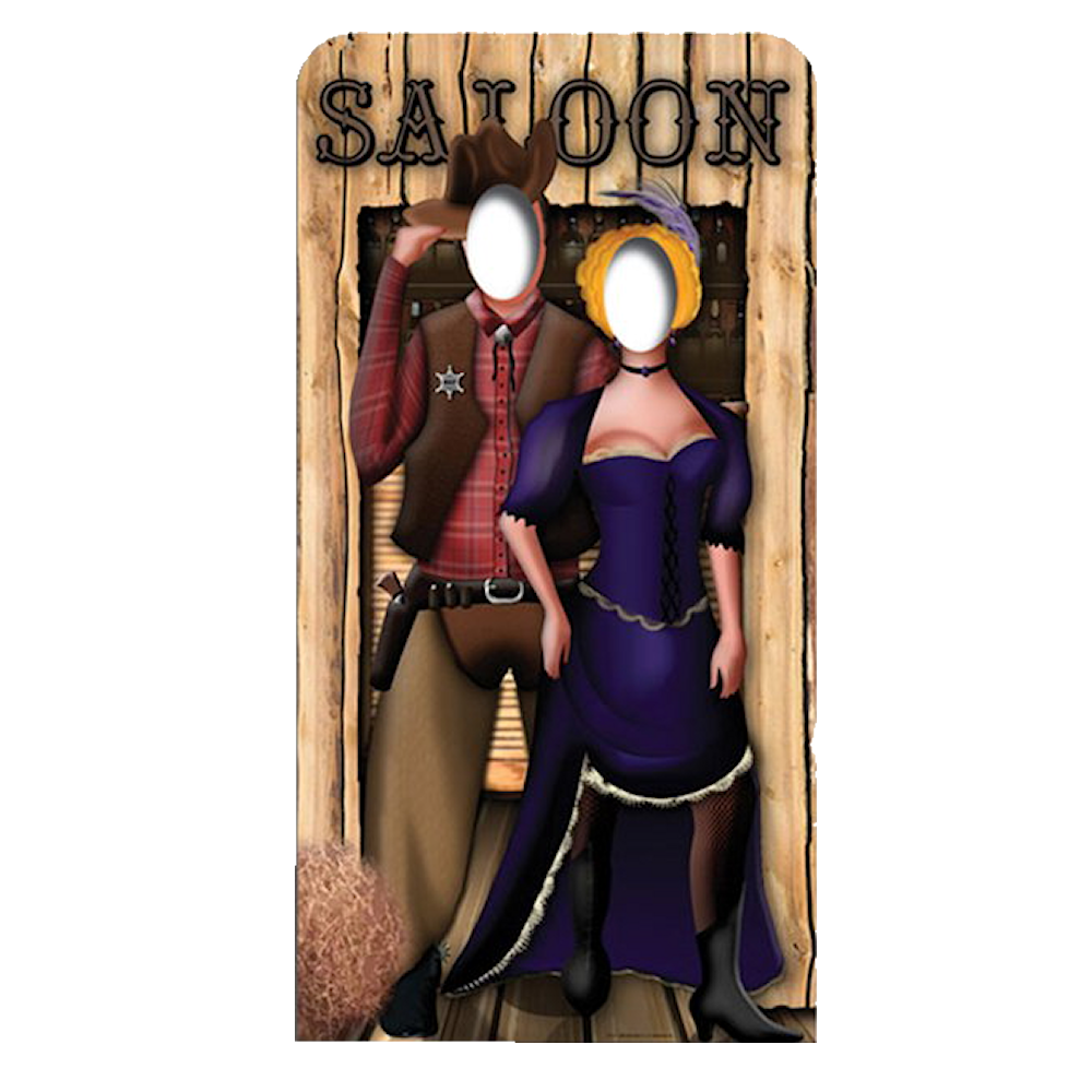 Western Saloon Prop Cardboard Cut Out