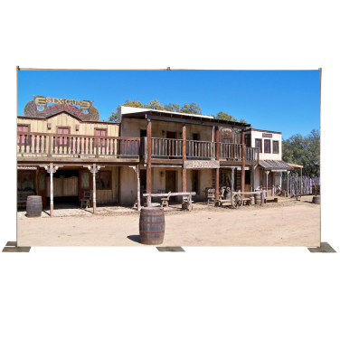 Western Street Backdrop
