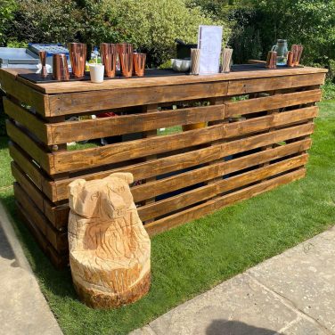 Rustic Pallet Bar Hire