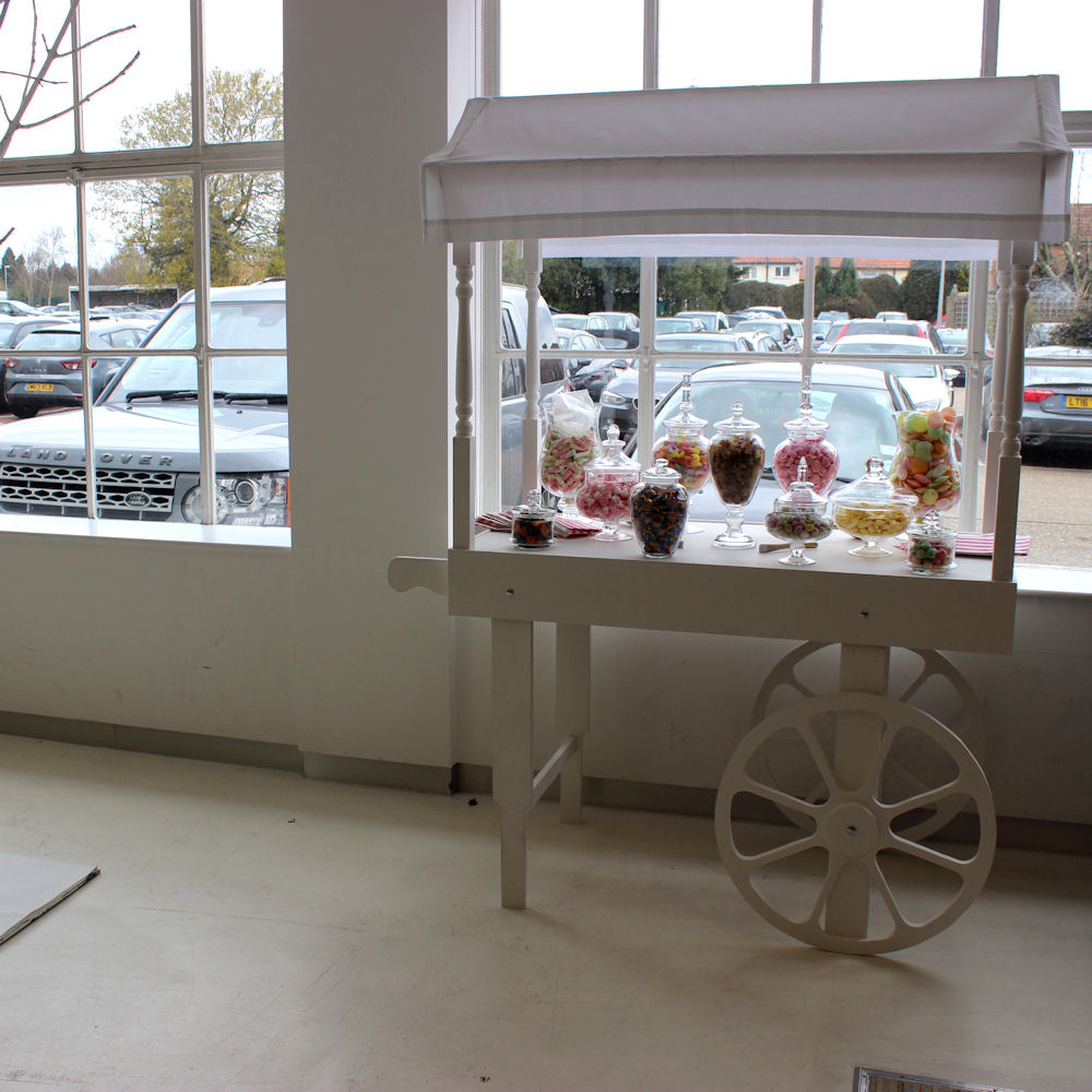 White Sweet Cart 1