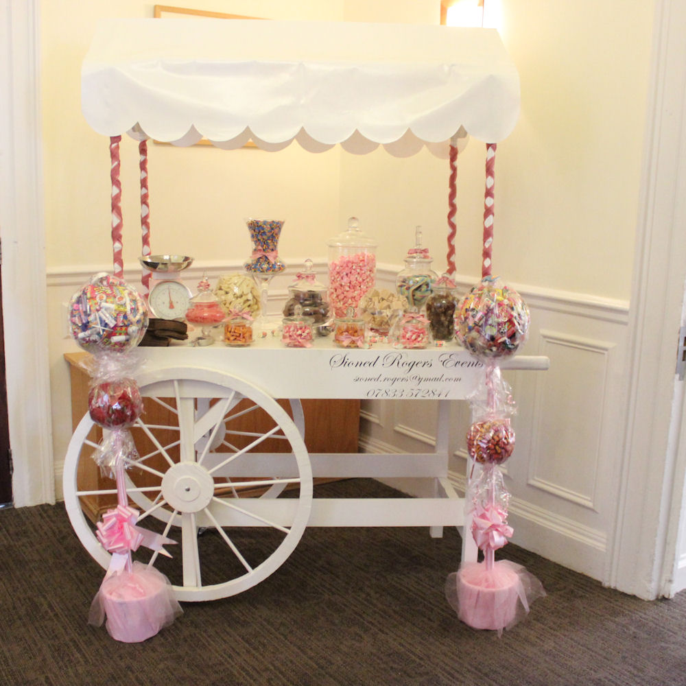 White Sweet Cart 7