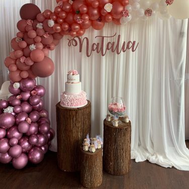 Wooden Bark Plinths 1