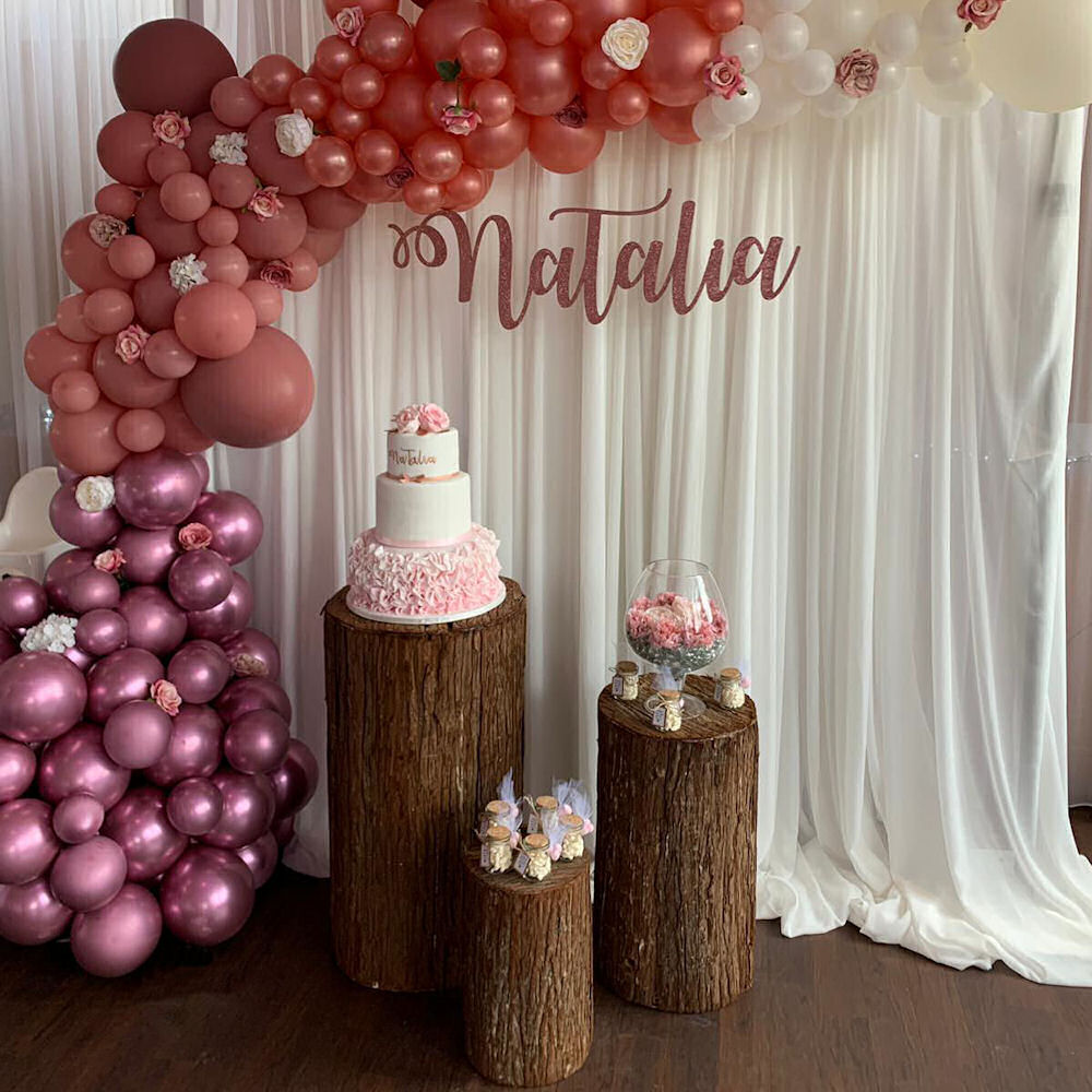 Wooden Bark Plinths 1