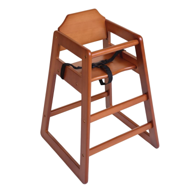 Rustic Wooden High Chair