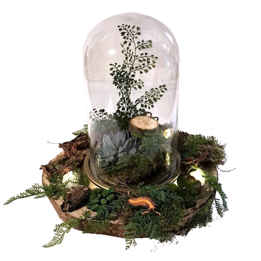 Woodland Bell Jar Centrepiece