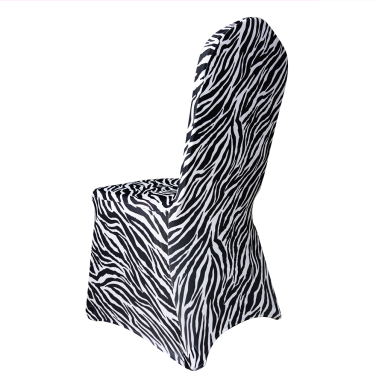 Zebra Print Chair Cover