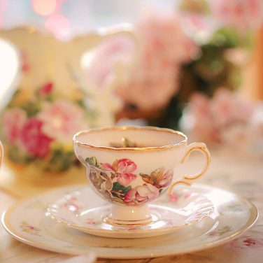 Vintage China Hire Cup Saucer Side Plate