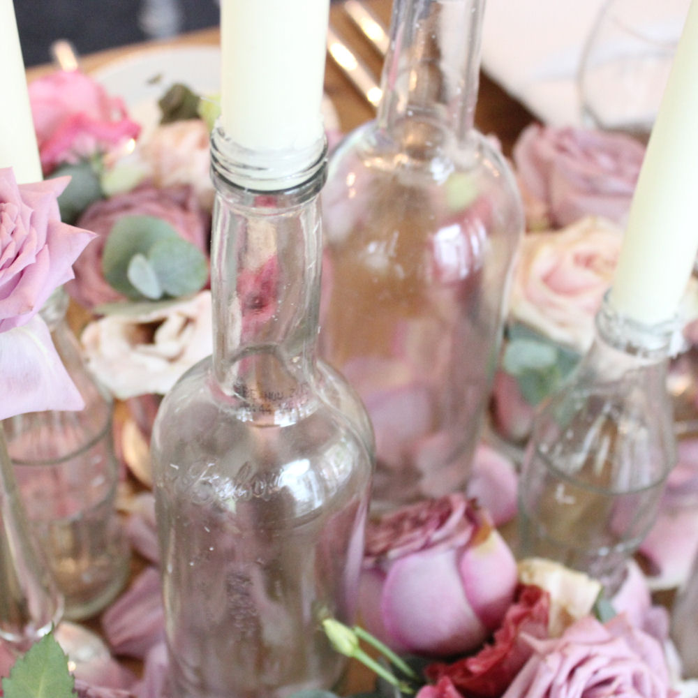 Clear Glass Bottle 7